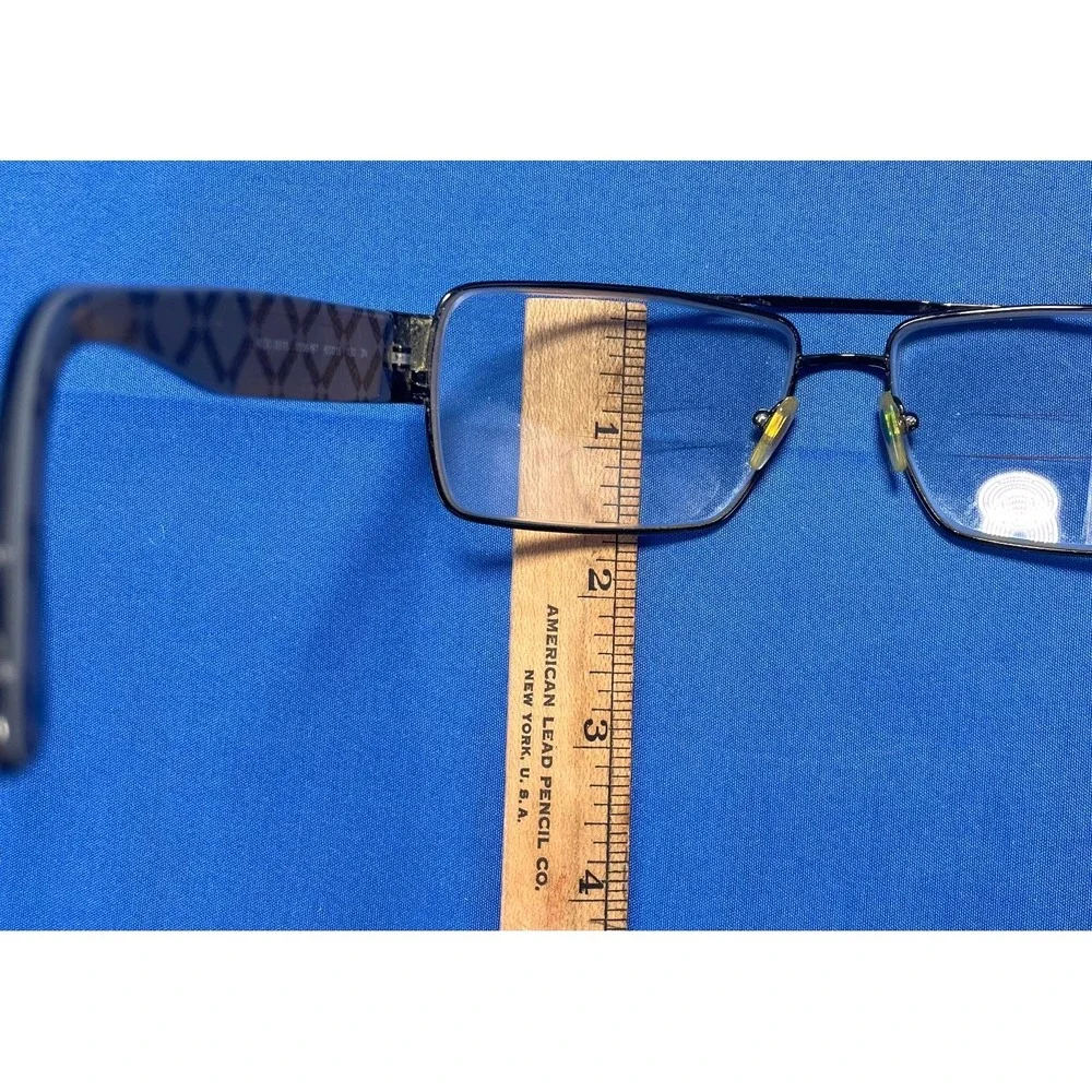 Versace MOD 2075 1009/87 Vintage Eyeglass Frames Black 60-15 Italy